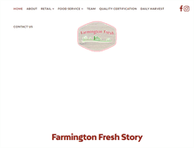 Tablet Screenshot of farmfresh.com